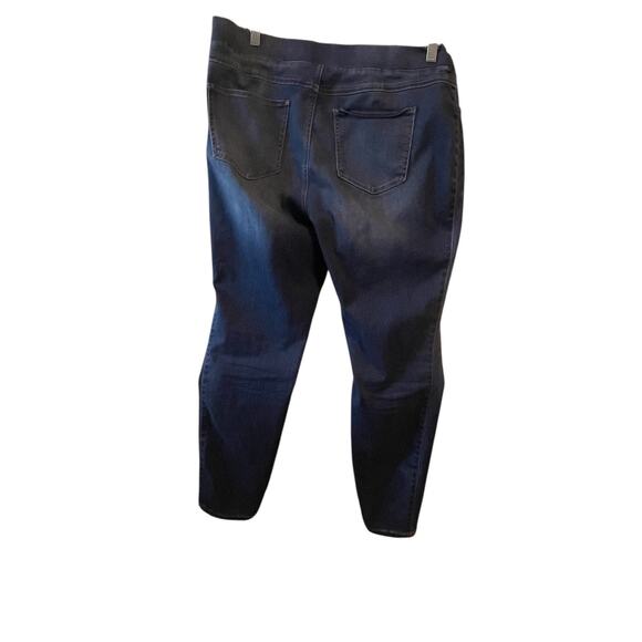 Stretch Denim Leggings By Sound Style New York/LA -Lucy Pull On Leggings- XL - Picture 3 of 8